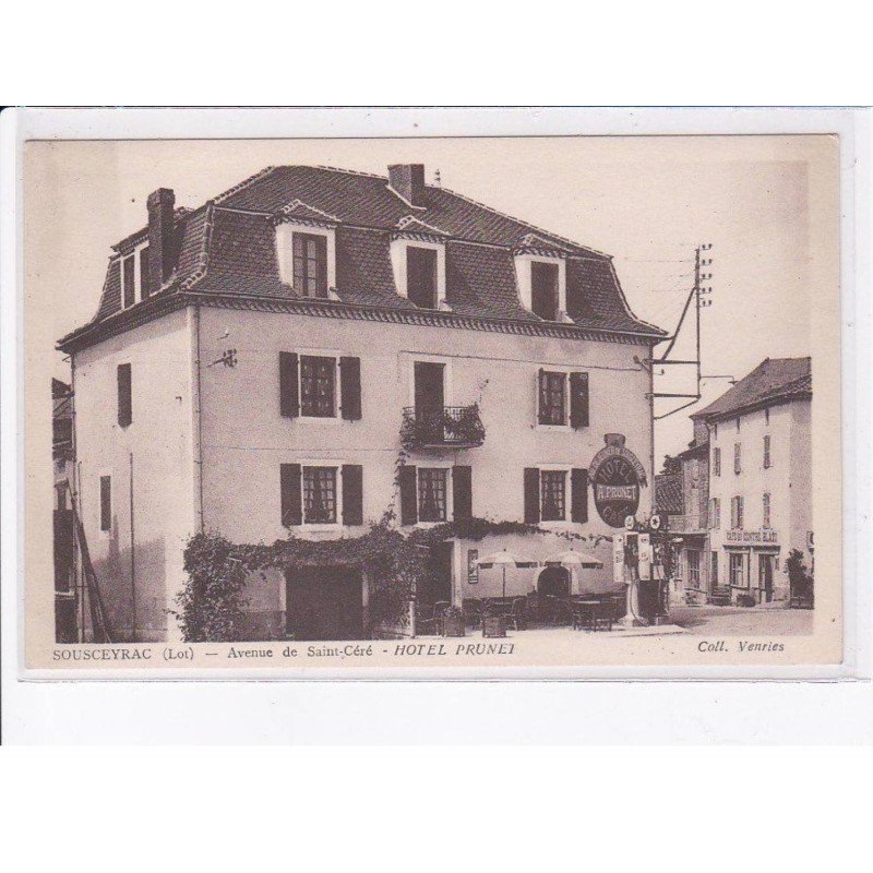 SOUSCEYRAC: avenue de saint-céré, hôtel prunet - très bon état