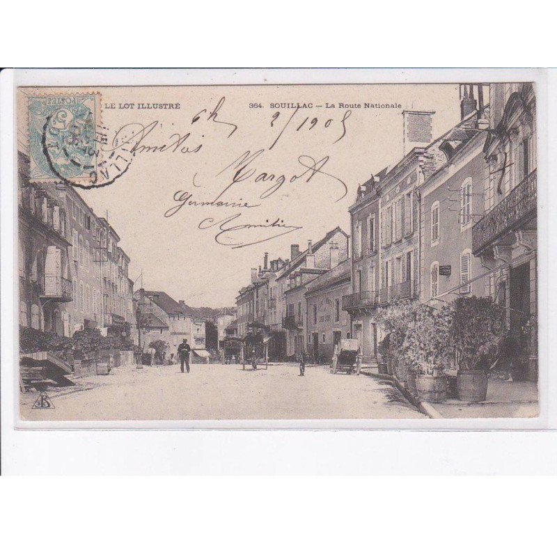 SOUILLAC: la route nationale - très bon état