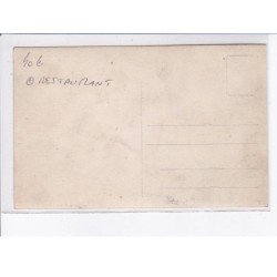 FRANCE: carte photo, à localiser, restaurant - très bon état
