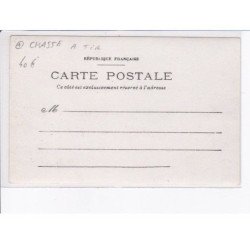 FRANCE: carte photo, à localiser, chasse à tir - très bon état