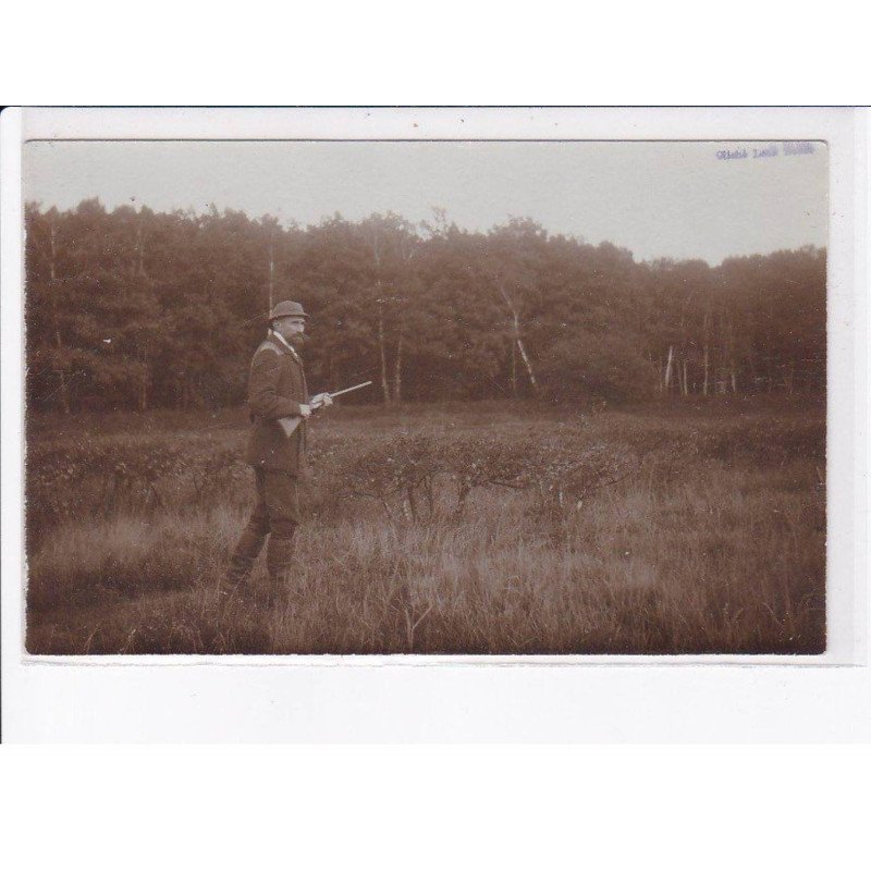 FRANCE: carte photo, à localiser, chasse à tir - très bon état