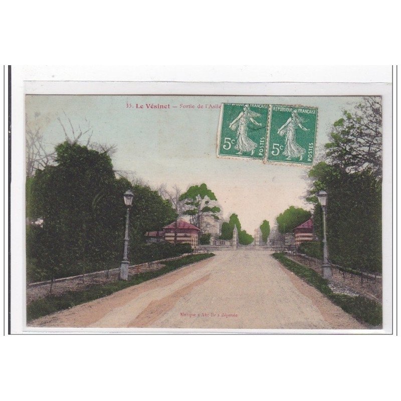 LE VESINET : sortie de l'asile - tres bon etat