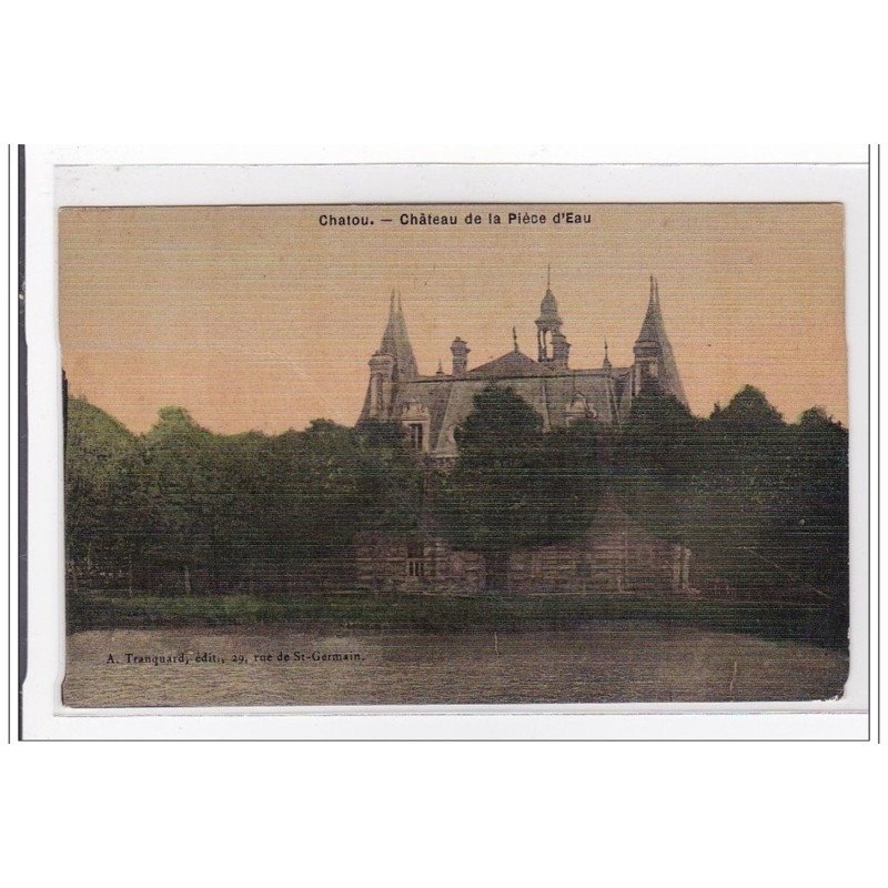 CHATOU : chateau de la piece d'eau - tres bon etat
