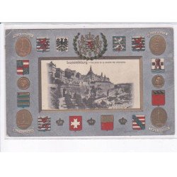 LUXEMBOURG: vue prise de la caserne des volontaires - état