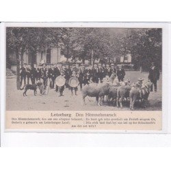 LUXEMBOURG: LETZEBURG: den hèmmelsmarsch, musiciens et brebis, moutons - très bon état