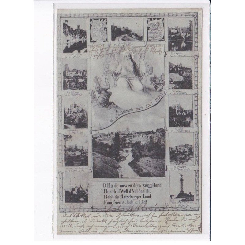 LUXEMBOURG: E glecklecht neit jor 1898 - très bon état