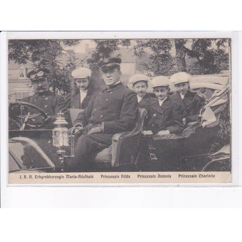 LUXEMBOURG: erbgrokherzogin maria-adelheid prinzessin hilda, antonia, charlotte - état