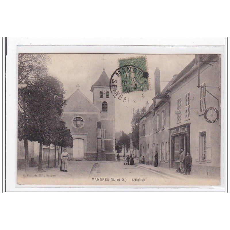 MANDRES : l'eglise - tres bon etat