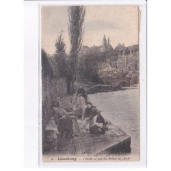 LUXEMBOURG: nels, laveuse, l'alzette au pied des rochers du "bock" - très bon état