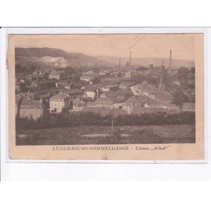 LUXEMBOURG: dommeldange, usines "arbed" - état