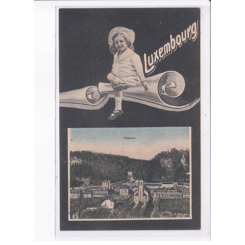 LUXEMBOURG: clausen, vue - très bon état