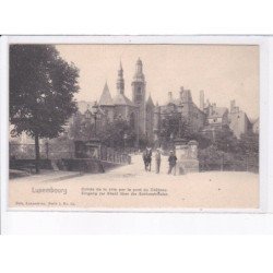 LUXEMBOURG: entrée de la ville par le pont du château, nels - très bon état