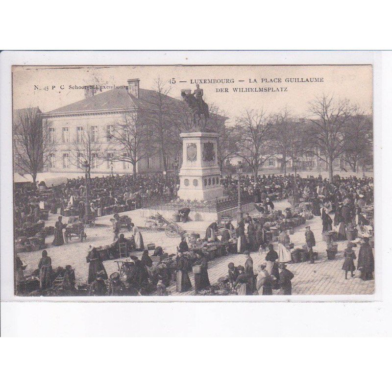 LUXEMBOURG: la place guillaume - très bon état