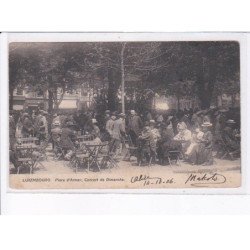 LUXEMBOURG: place d'armes, concert de dimanche - état