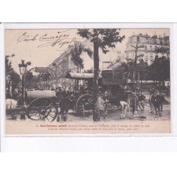 PARIS:haut-fourneau portatif dénommé cubilot, station de métro - très bon état