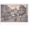 GUEMENE-sur-SCORFF: l'église, la rue ha-ha, attelage, transport du bois, attelage - très bon état