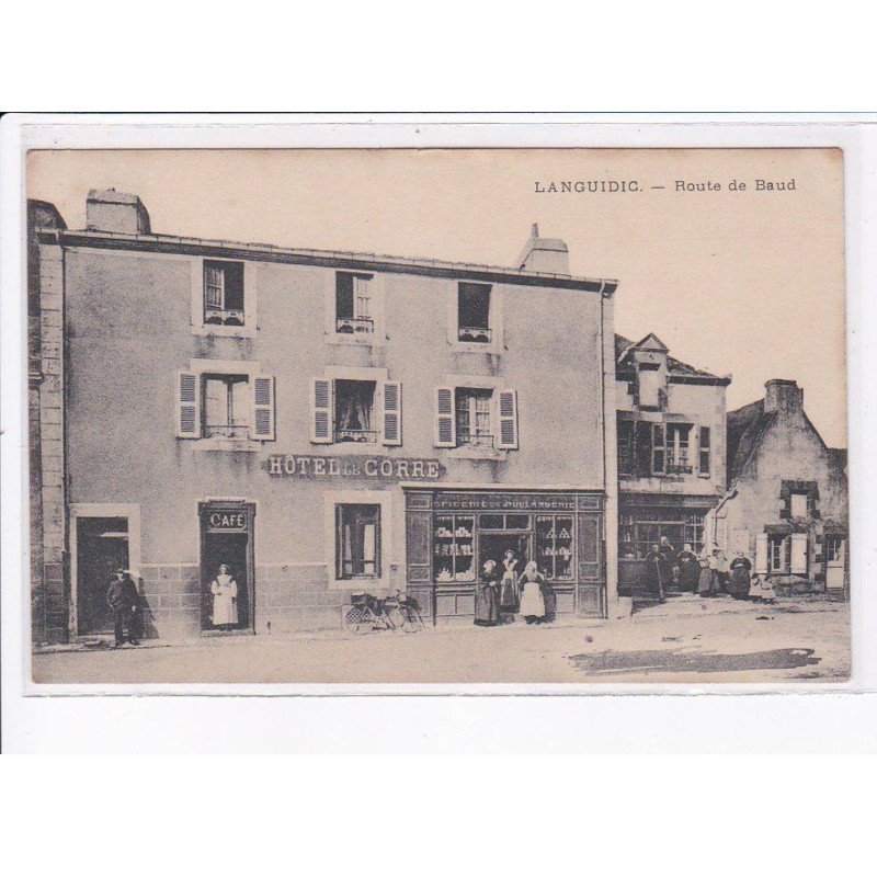LANGUIDIC: route de baud, hôtel le corre - très bon état