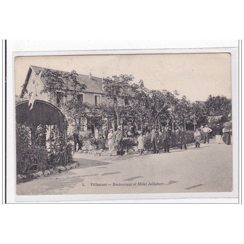 VILLENNES : restaurant et hotel jallabert - tres bon etat