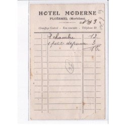 PLOERMEL: hôtel moderne - état