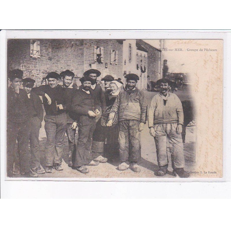 TRINITE-sur-MER: groupe de pêcheurs - état