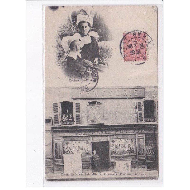 LORIENT: casino de la rue saint-pierre, brasserie, music-hall - état