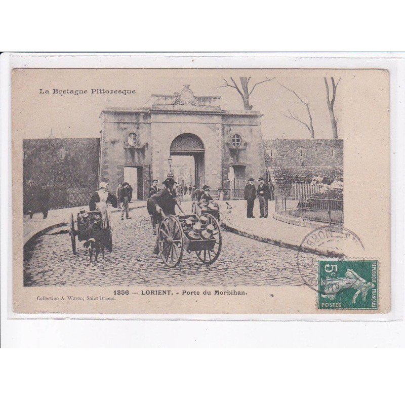 LORIENT: porte du morbihan, voiture à chien - état