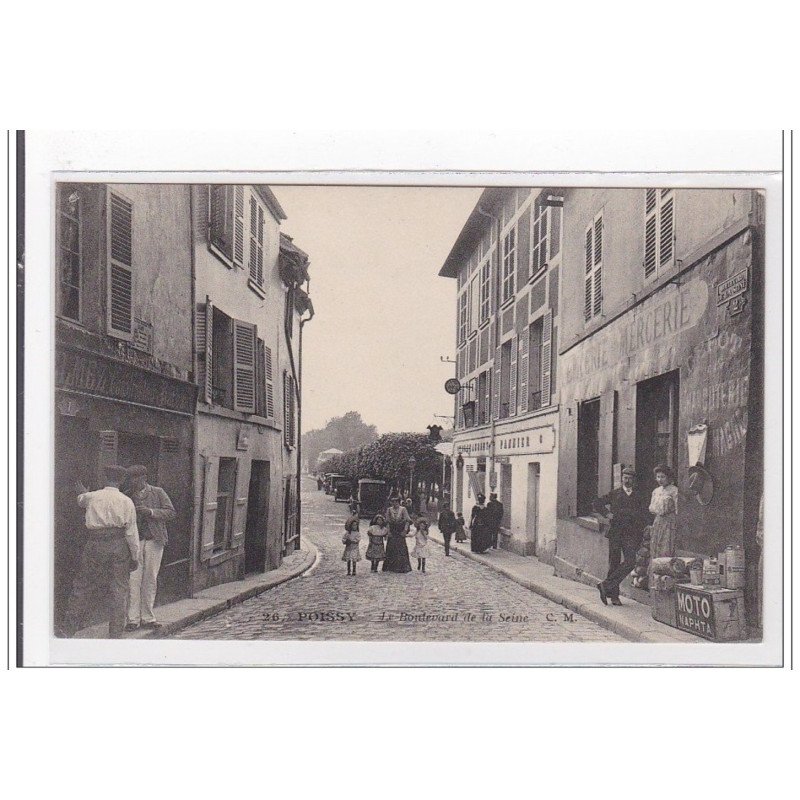 POISSY : le boulevard de la seine - tres bon etat