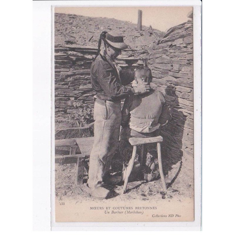 MORBIHAN: un barbier - très bon état