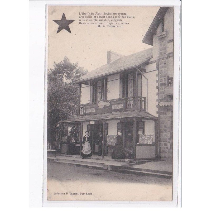 MORBIHAN: l'étoile des flots, commerce, vente de cartes postales - très bon état