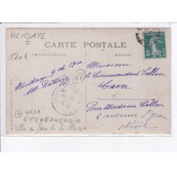 HENDAYE: villa etchepherdia, villa en face de la plage - très bon état