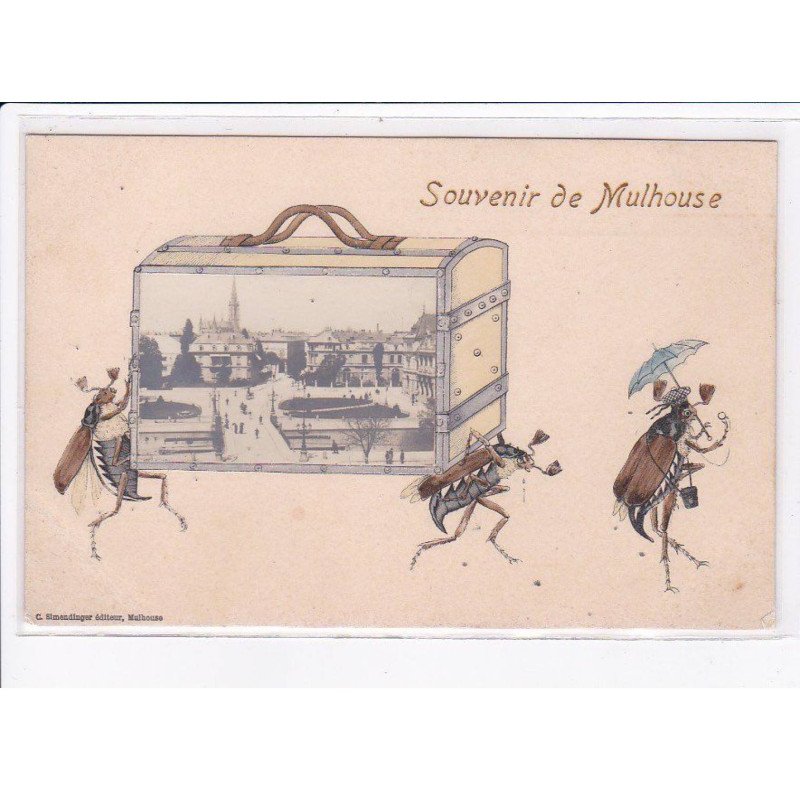 MULHOUSE: souvenir de mulhouse, cigale - état