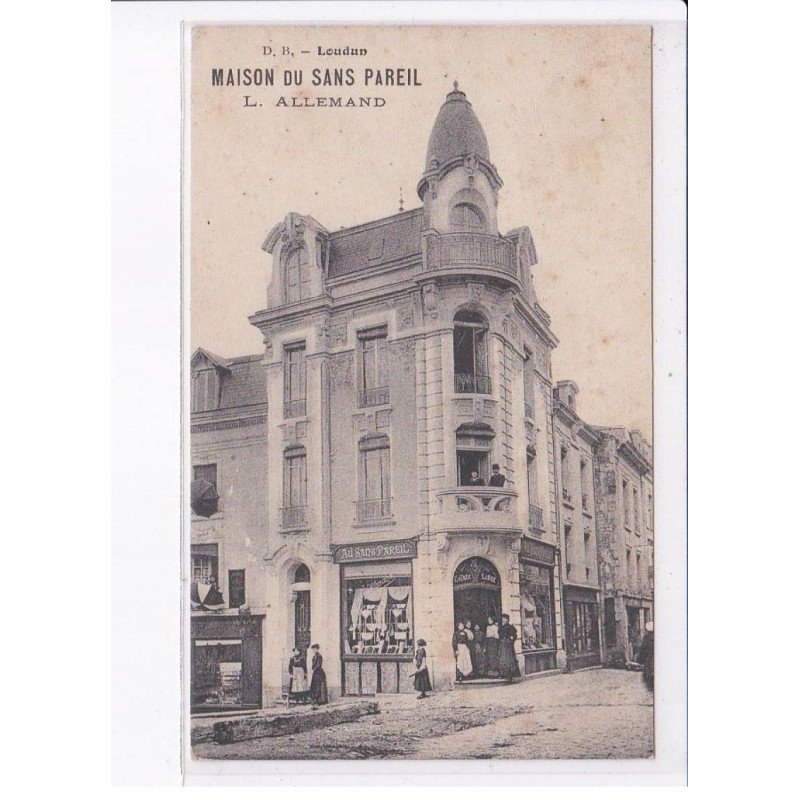 LOUDUN: maison du sans pareil L. Allemand - état