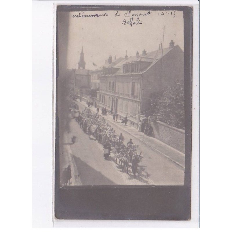 BELFORT: enterrement de charles pegoud, aviation - très bon état