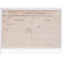 LA PLAINE SAINT-DENIS: landy, incendie des caves aux huiles landy, chemin de fer du nord 1909 - très bon état