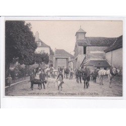 GOURNAY-sur-MARNE: ferme agronomique, la cour - très bon état