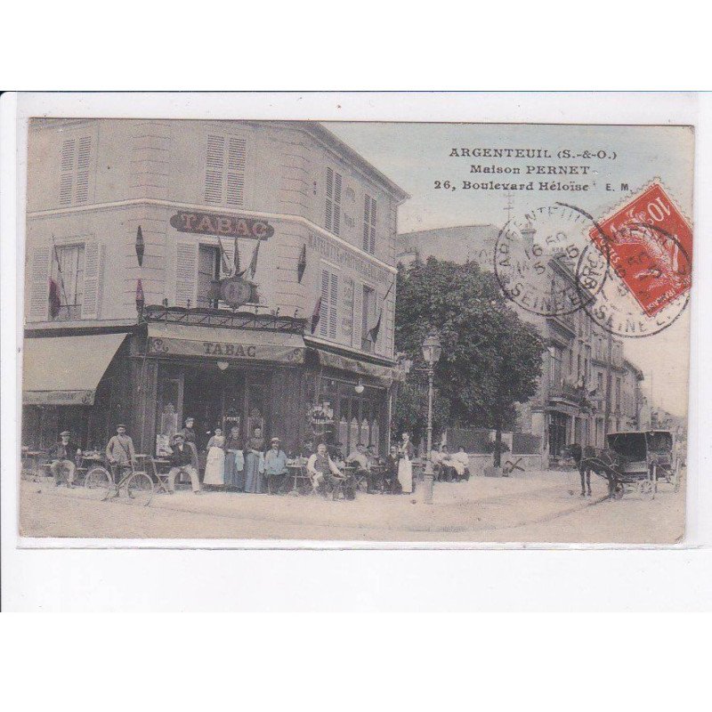 ARGENTEUIL: maison pernet, tabac - très bon état