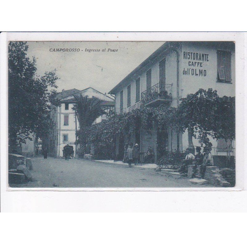 ITALIE: LIGURIE: CAMPAROSSO: ingresso al paese - très bon état
