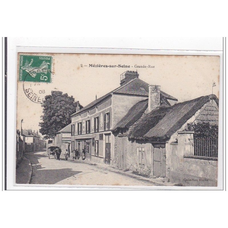 MEZIERES-sur-SEINE : grande rue - tres bon etat