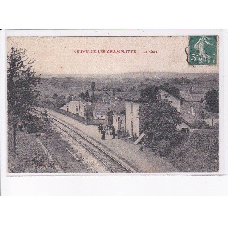 NEUVELLE-les-CHAMPLITTE: la gare - très bon état