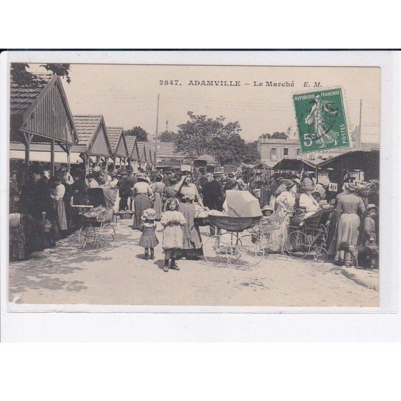 ADAMVILLE: le marché - très bon état