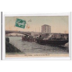 POISSY : le pont et le vieux moulin - etat