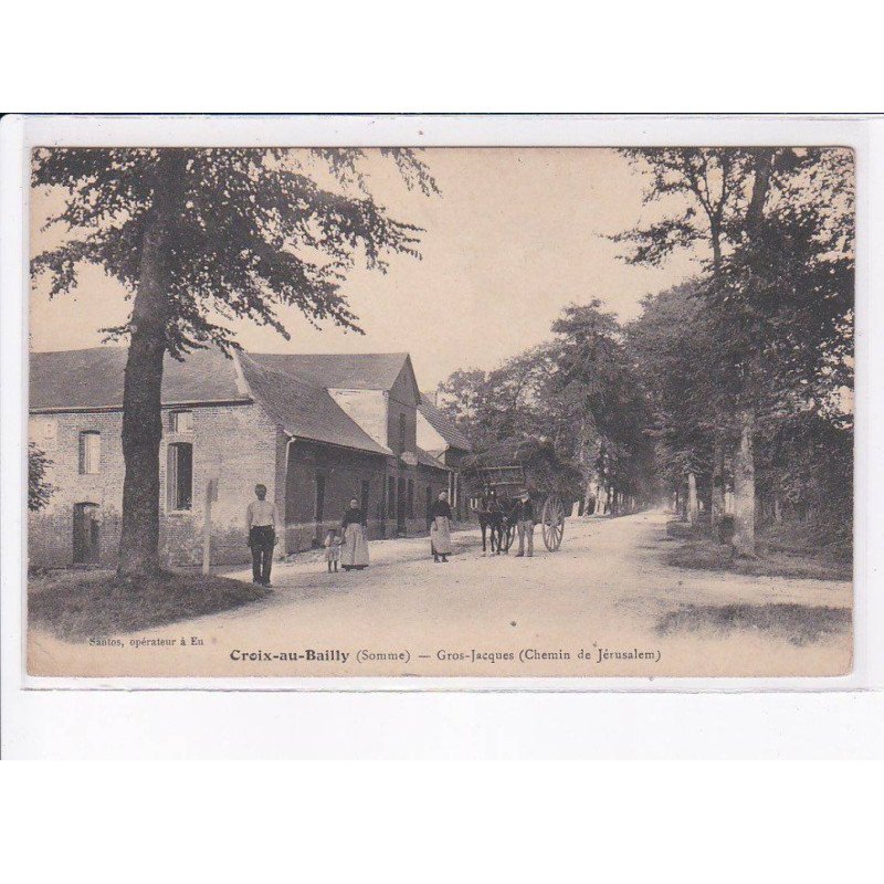 CROIX-au-BAILLY: gros-jacques (chemin de jérusalem) - état