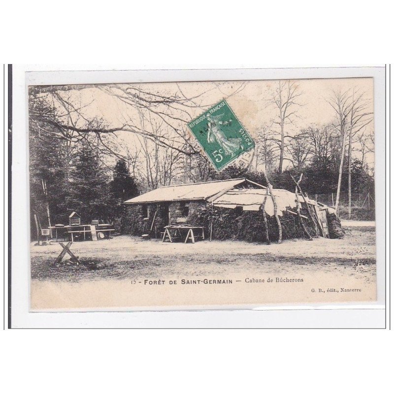 SAINT-GERMAIN : cabane de bucherons - tres bon etat