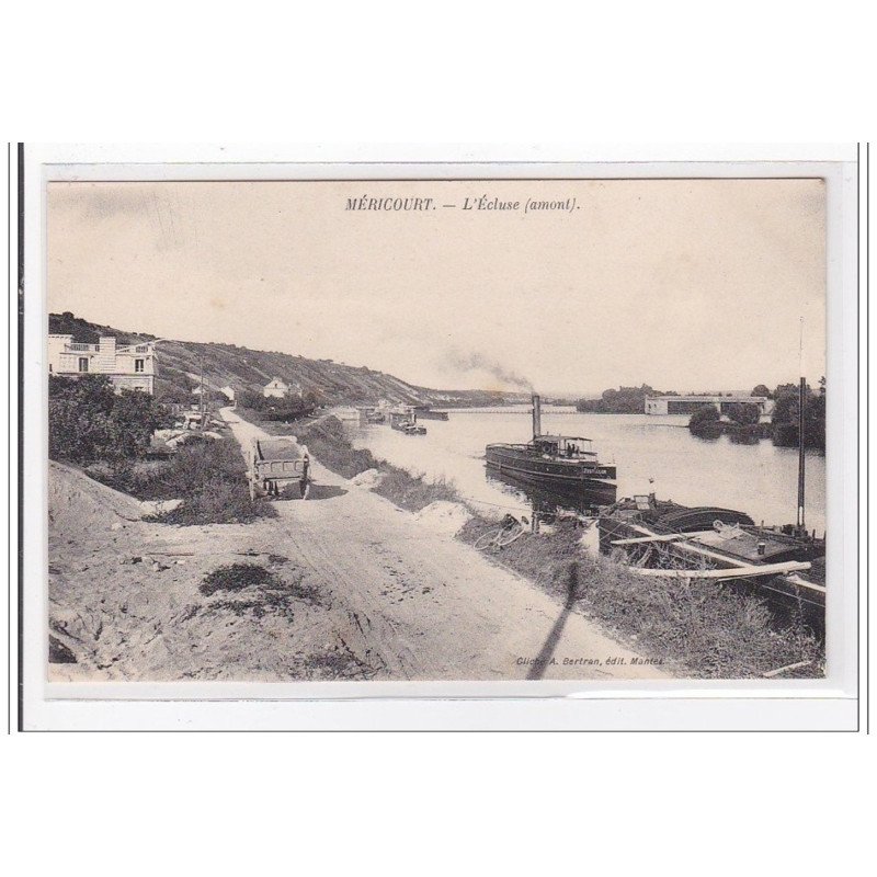MERICOURT : l'ecluse (amont) - tres bon etat