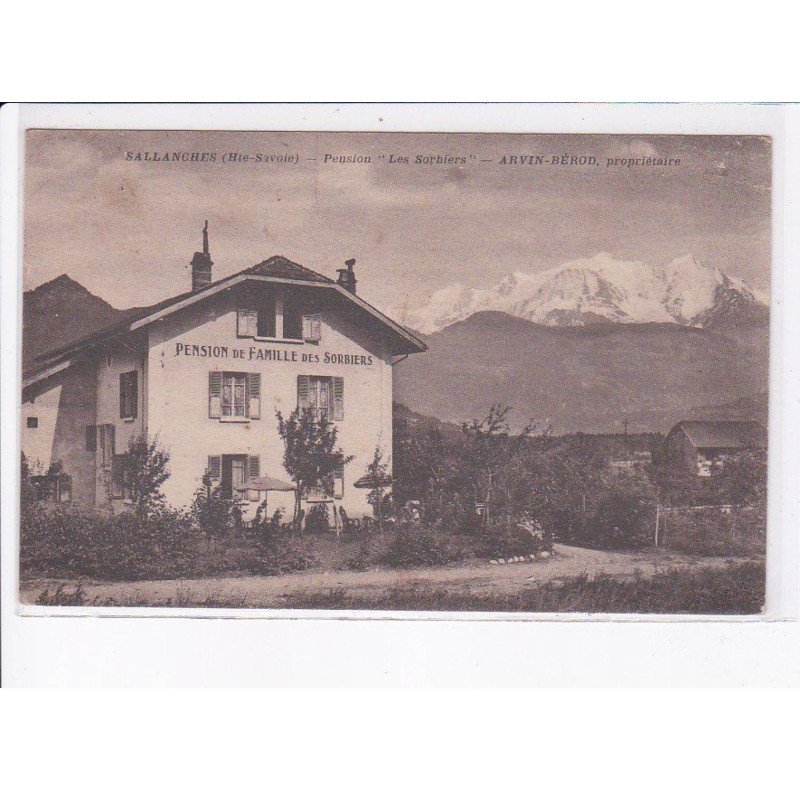 SALLANCHES: pension "les sorbiers" de famille - état