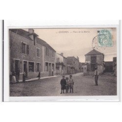GUERNES : place de la mairie - etat