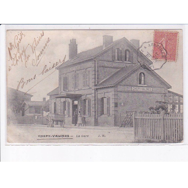 CHEPY-VALINES: la gare - état