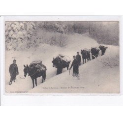 SERVANCE: ballon de servance, sentiers des mulets en hiver - état