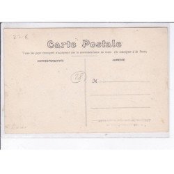 COURVILLE: cavalcade 1909, le départ faubourg saint-pierre - très bon état