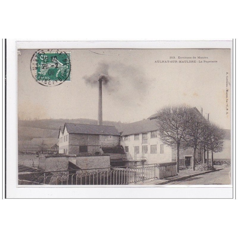 AULNAY-sur-MAULDRE : la papetrie - tres bon etat